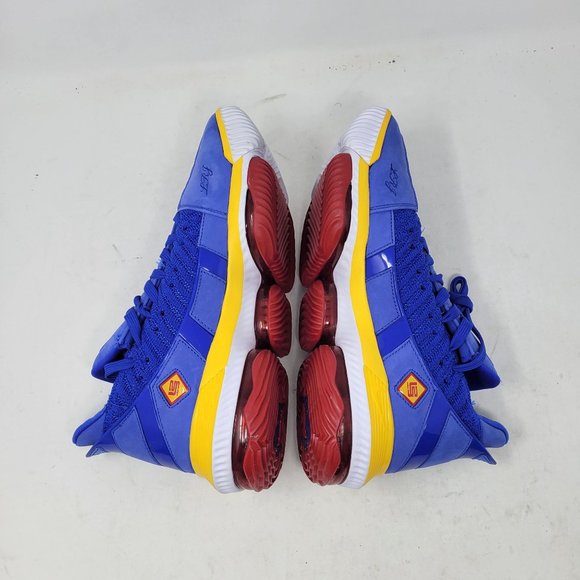 Nike Lebron XVI 16 SB SuperBron Racer Blue Varsity Red Maize White CD245… - Picture 8 of 16
